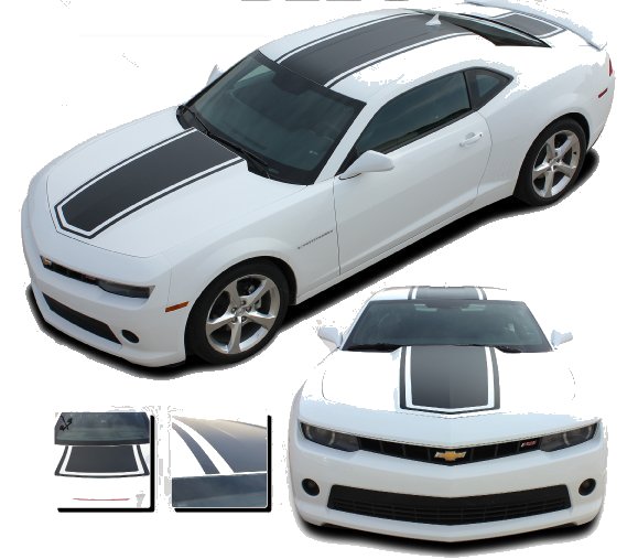 2014-2015 Camaro Bee 3 Hood Roof and Deck Stripes Kit